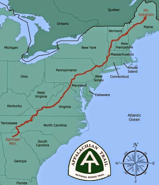 14 Days til Start Date…Appalachian Trail Overview