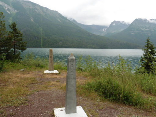 Southern Terminus of the GDT, US Canada/Border, Waterton Lakes National Park