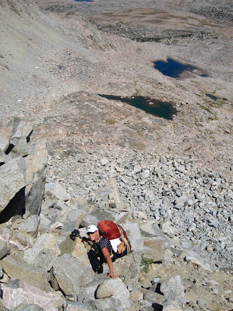 Talus on the Sierra High Route 